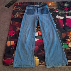 Jessica Simpson Denim Wide Leg Jeans